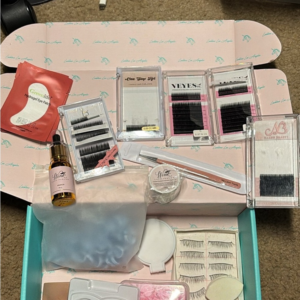 Eyelash Extension Kit with Serum and Tools